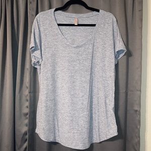 Oversized Basic Grey Tee